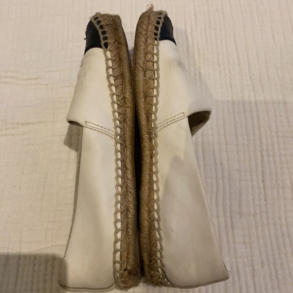 Tory Burch White and Black Espadrilles - Picture 9 of 12